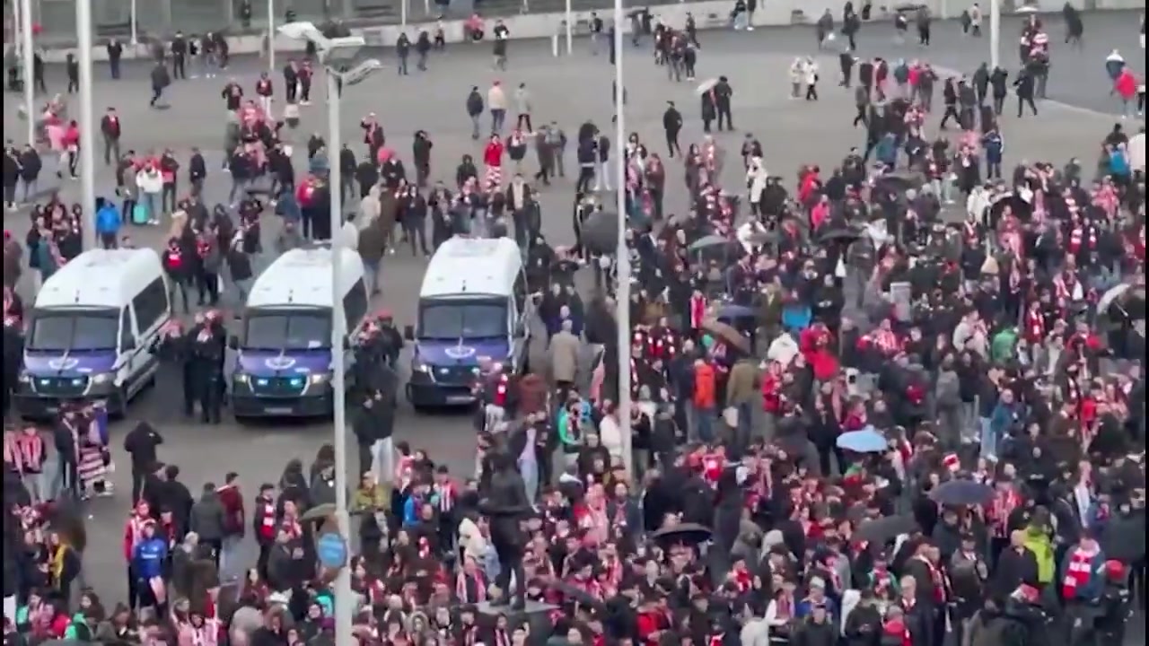 火爆！畢爾巴鄂對陣羅馬比賽后發(fā)生沖突，11人在畢爾巴鄂被捕！