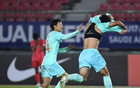 U17國足領先，魏翔鑫助攻，張城瑞補射！