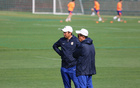泰山隊27人合練，三人恢復(fù)中，后腰位置調(diào)整待定。