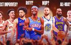 2025年NBA各大獎(jiǎng)MVP、新秀、最佳陣容名單