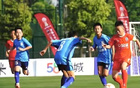 中國足球U11隊一勝一平晉級四強，博主報道。