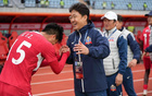 徐繼祖首勝慶功，路難行，繼續(xù)拼，勝利延邊。