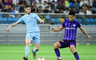 深圳新鵬城勝天津津門虎，杜加利奇頭球制勝。