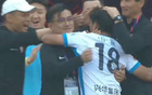 劉浪舟西岸首秀進球，漸入佳境，自勉之。