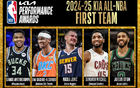 NBA官宣最佳陣容：亞歷山大等四陣全票，詹庫二三陣。
