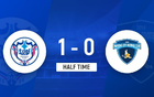 石家莊功夫半場(chǎng)1-0南京城市，高華澤抽射制勝，奧拉維奧錯(cuò)失良機(jī)。
