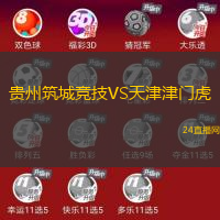 貴州筑城競技VS天津津門虎